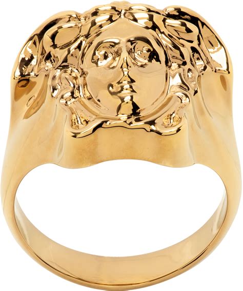 versace rapper medusa signet ring|versace medusa ring for sale.